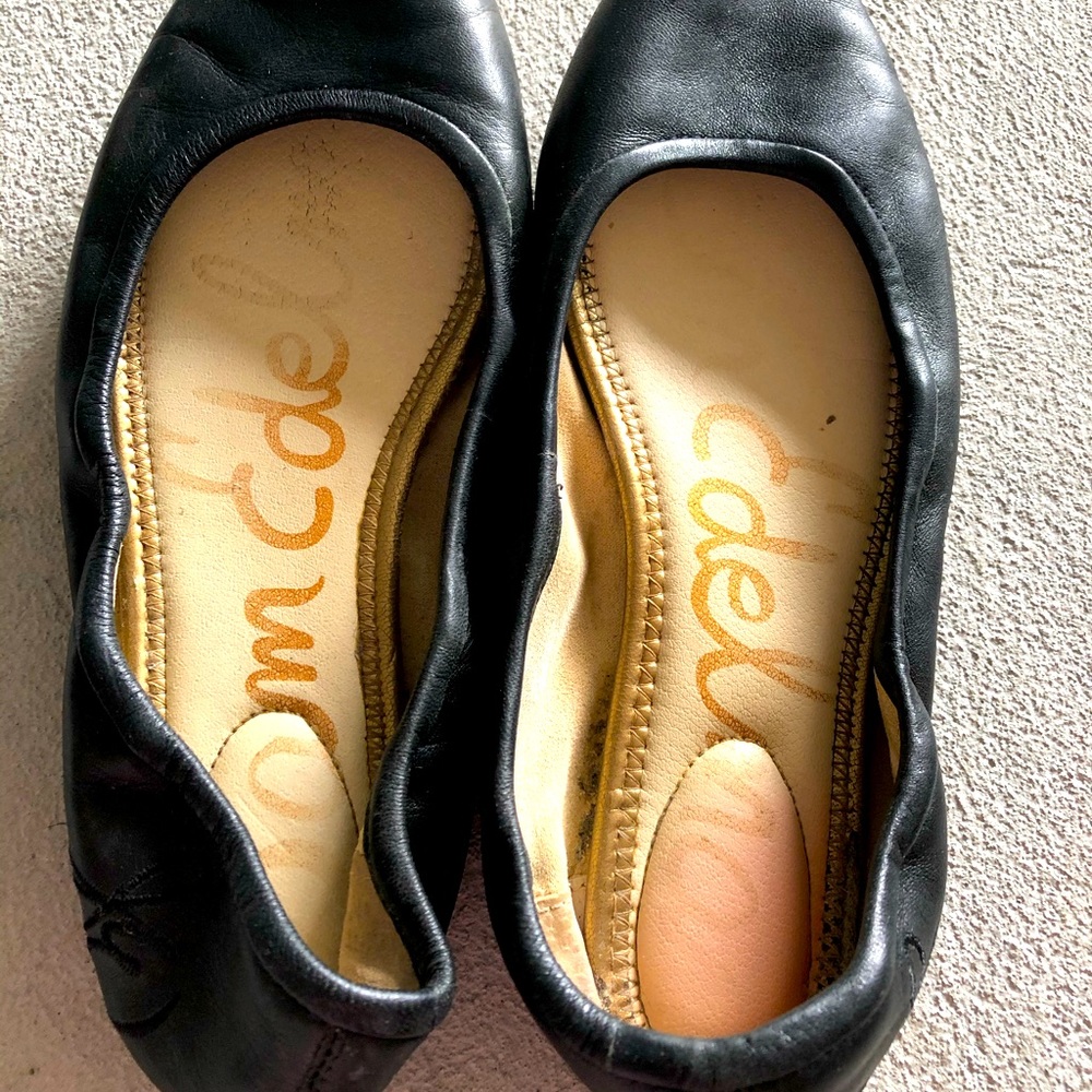 Sam Edelman Flats, Black, Size:6